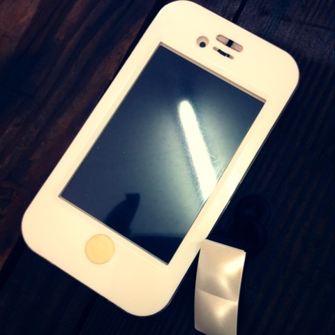 iPhone＆イヤホン革ケース01